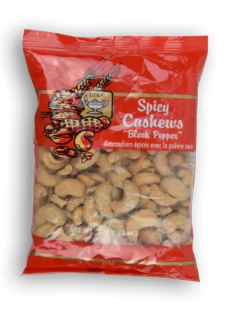 DEEP Spicy Cashews Black Pepper 8 OZ